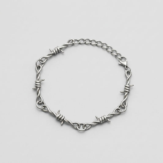 Barbed Wire Chain Bracelet