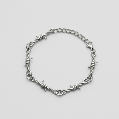 Barbed Wire Chain Bracelet