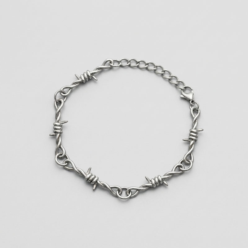 Barbed Wire Chain Bracelet
