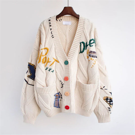 Guillermina® | Patchwork sweater with embroidery