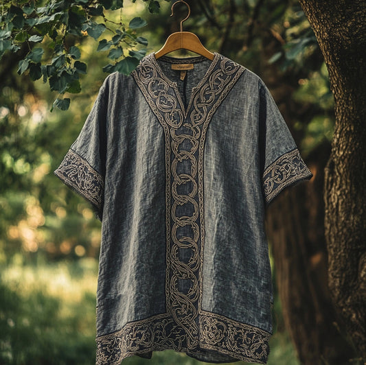 Men's Celtic Knot Weave Shirt artswardrobe