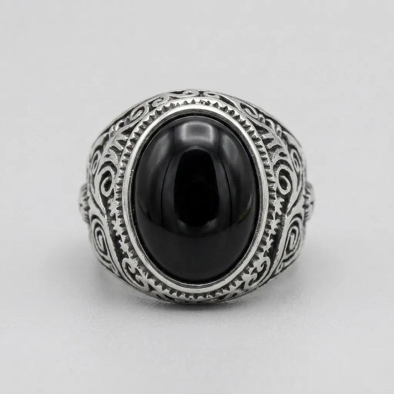 Black Onyx Statement Ring