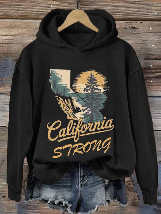 Comstylish Women's California Strong Casual Hoodie