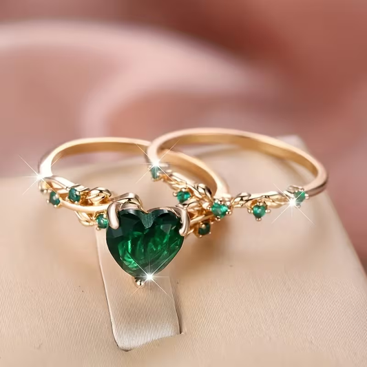 Heartbound Duo Ring Set