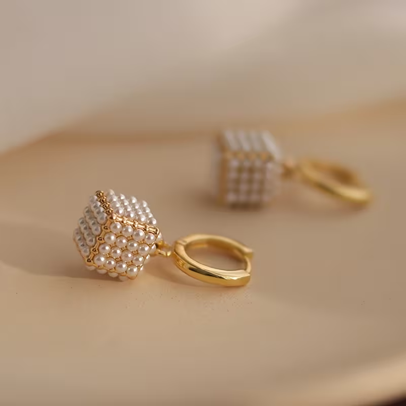 Vintage Handmade Pearl Earring