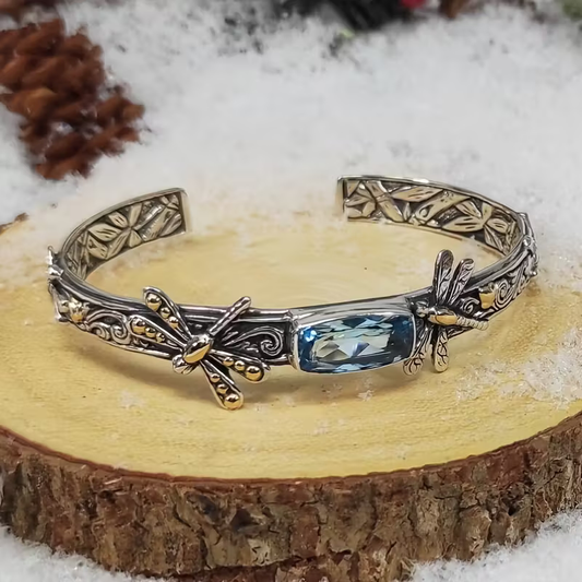 Dragonfly Gemstone Bracelet