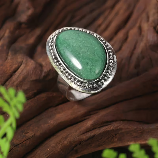 Vintage Resin Oval Ring