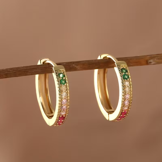 Sparkle Hoop Earrings