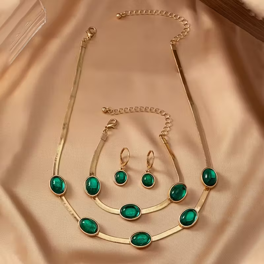 Verdant Grace Jewelry Set