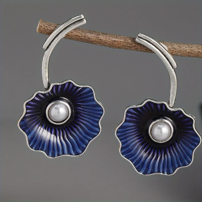 Delicate Artisan Pearl Earring