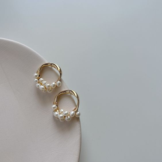 Vintage Handmade Pearl Earring
