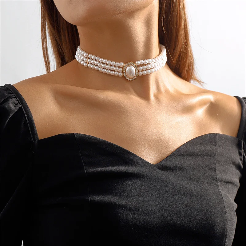 Vintage Handmade Pearl Necklace