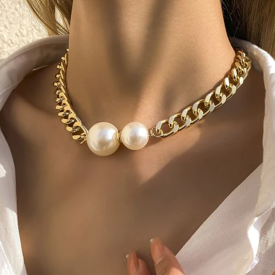 Delicate Artisan Pearl Necklace