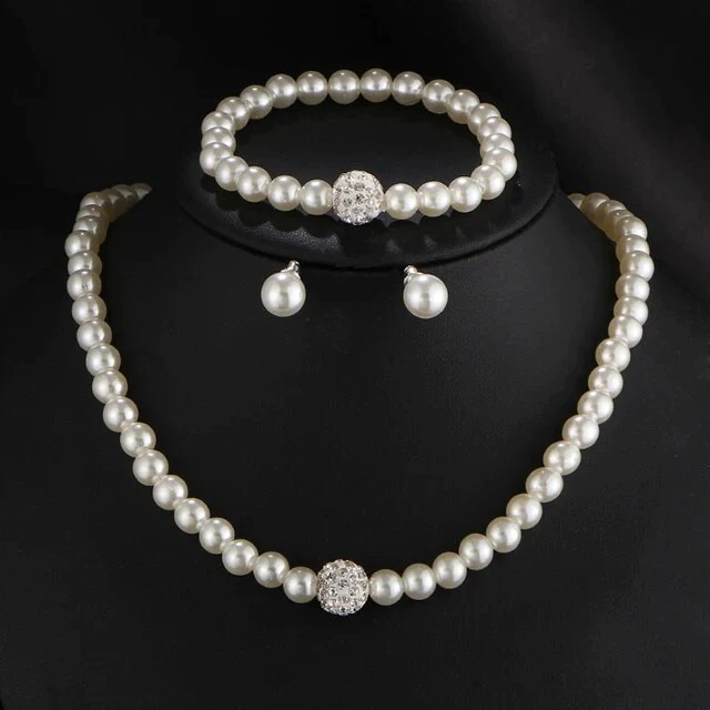 Delicate Artisan Pearl Set