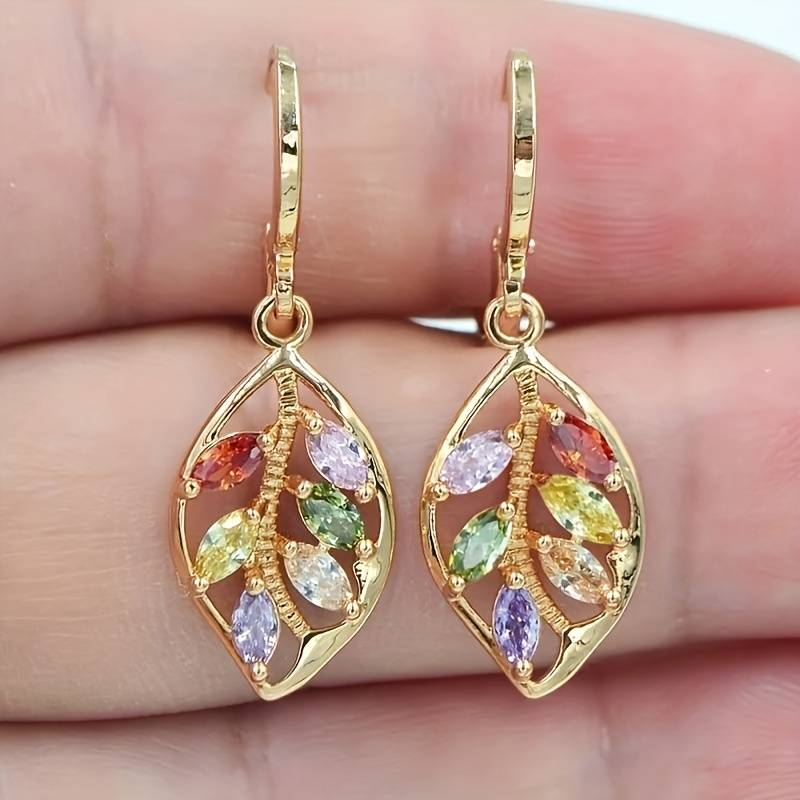 Delicate Artisan Gold Earring