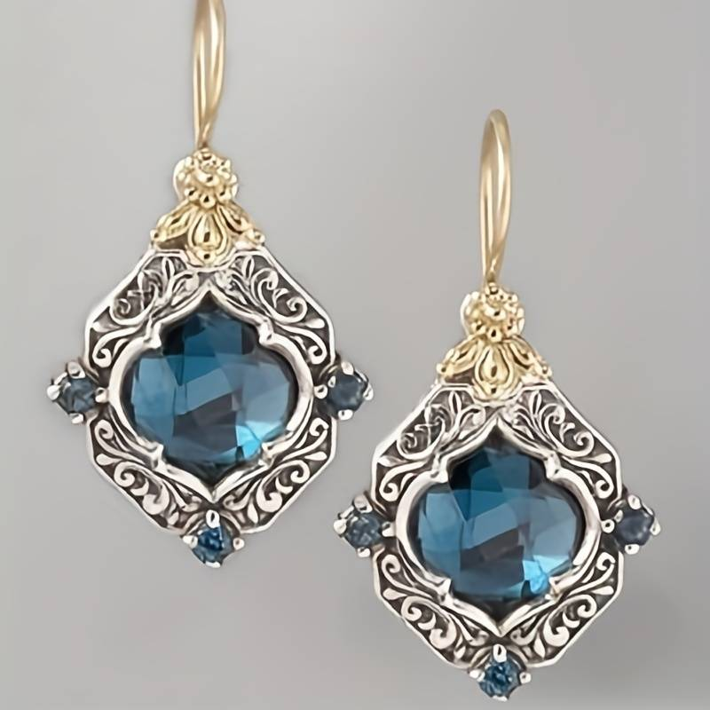 Vintage Handmade Gold Earring