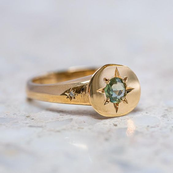 Beautiful Gold Ring with Unique Style