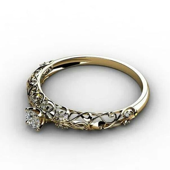 Beautiful Gold Ring with Unique Style