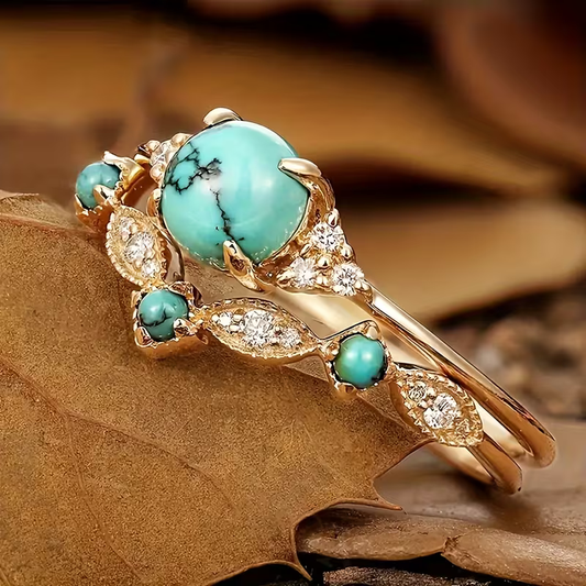 Turquoise Duo Ring