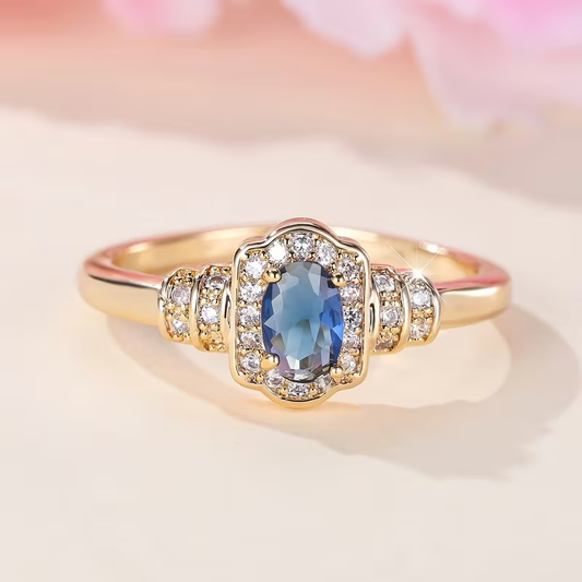 Halo Promise Ring