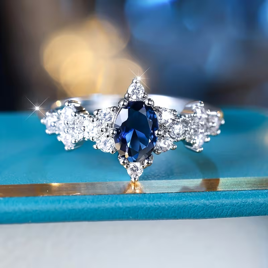 Sapphire Starlight Ring