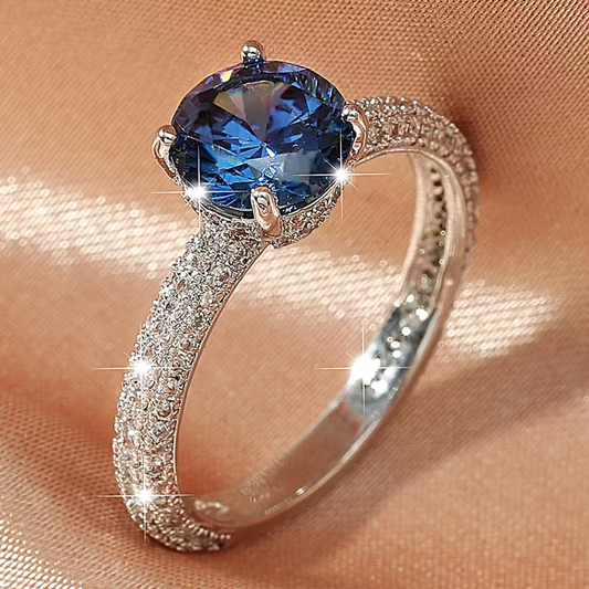 Tanzanite Solitaire Ring