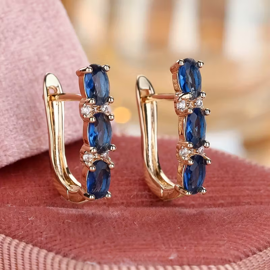 Marquis Hoop Earrings
