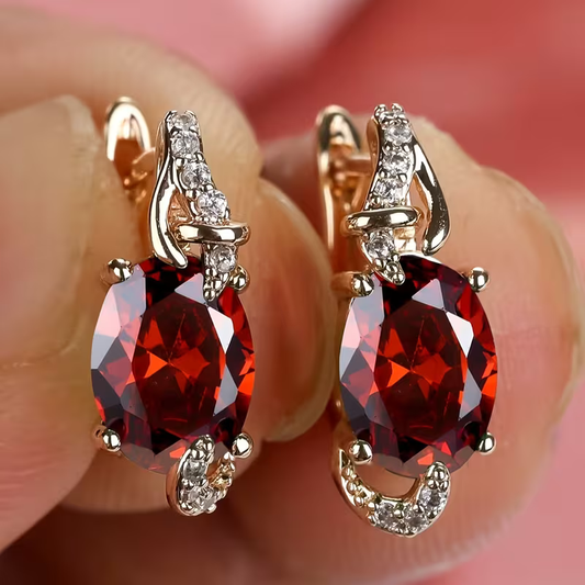 Ruby Luxe Earrings