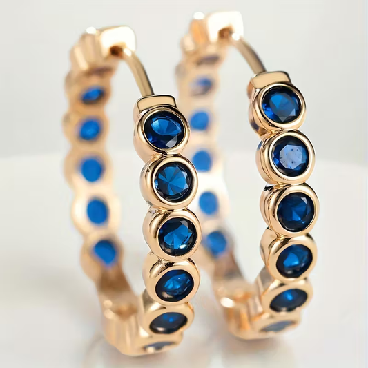 Azure Orbit Earrings