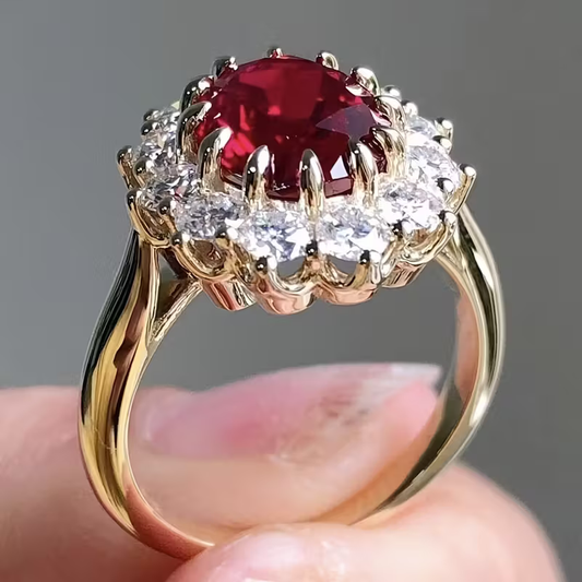 Regal Halo Ring
