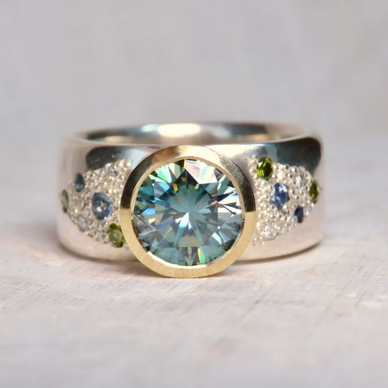 Delicate Artisan Silver Ring