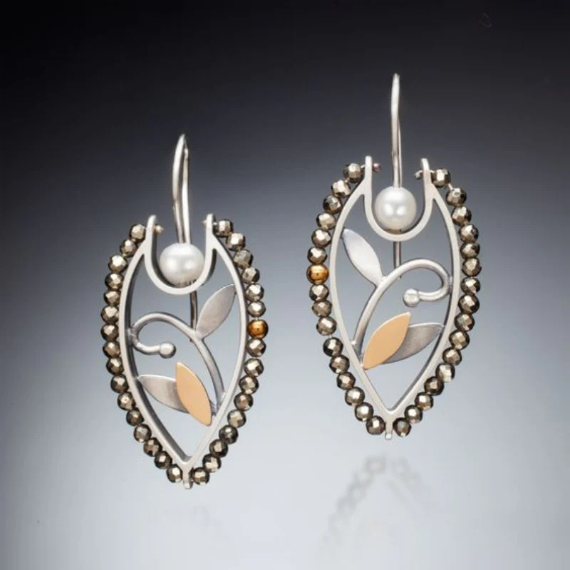 Delicate Artisan Pearl Earring