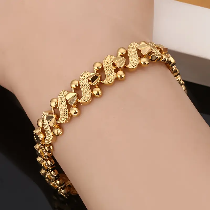 Vintage Handmade Gold Bracelet