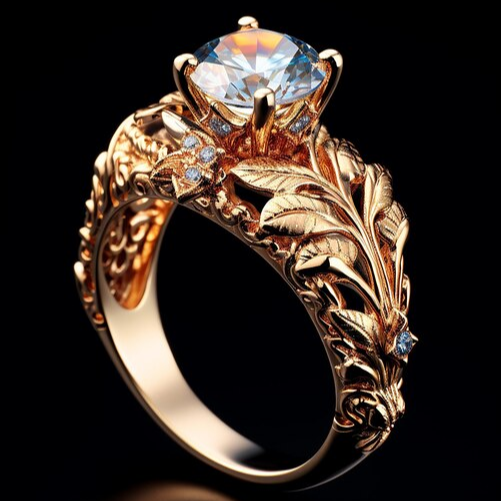 Beautiful Gold Ring with Unique Style