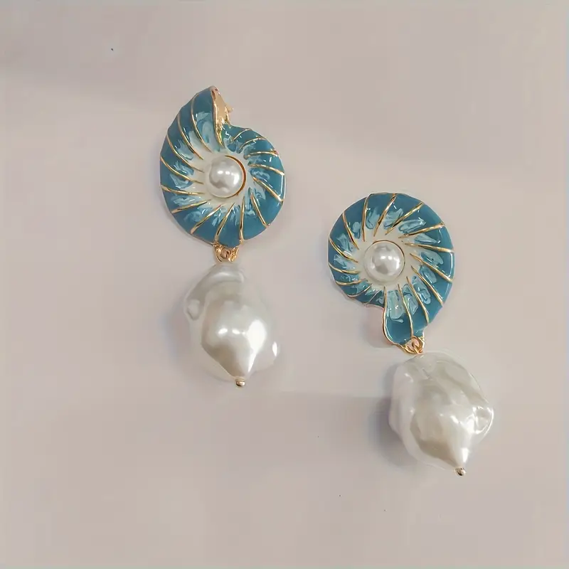 Delicate Artisan Pearl Earring