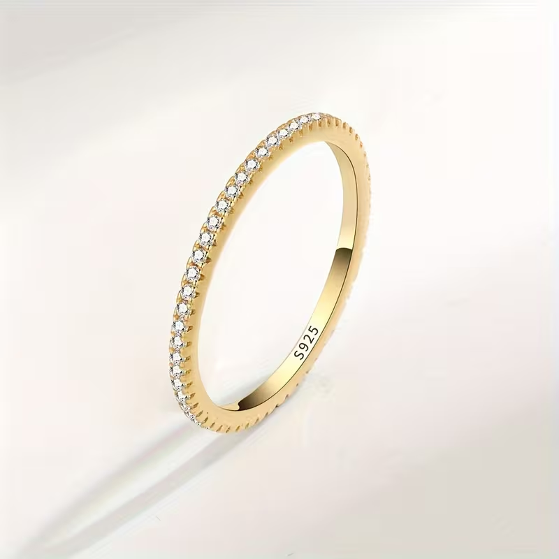 Delicate Artisan Gold Ring