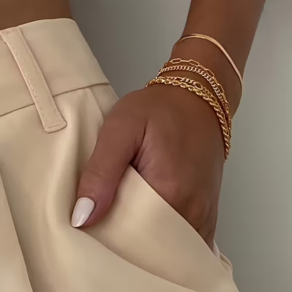 Beautiful Gold Bracelet with Unique Style