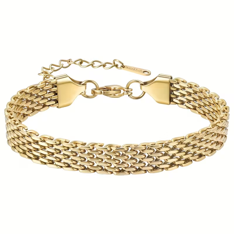 Vintage Handmade Gold Bracelet