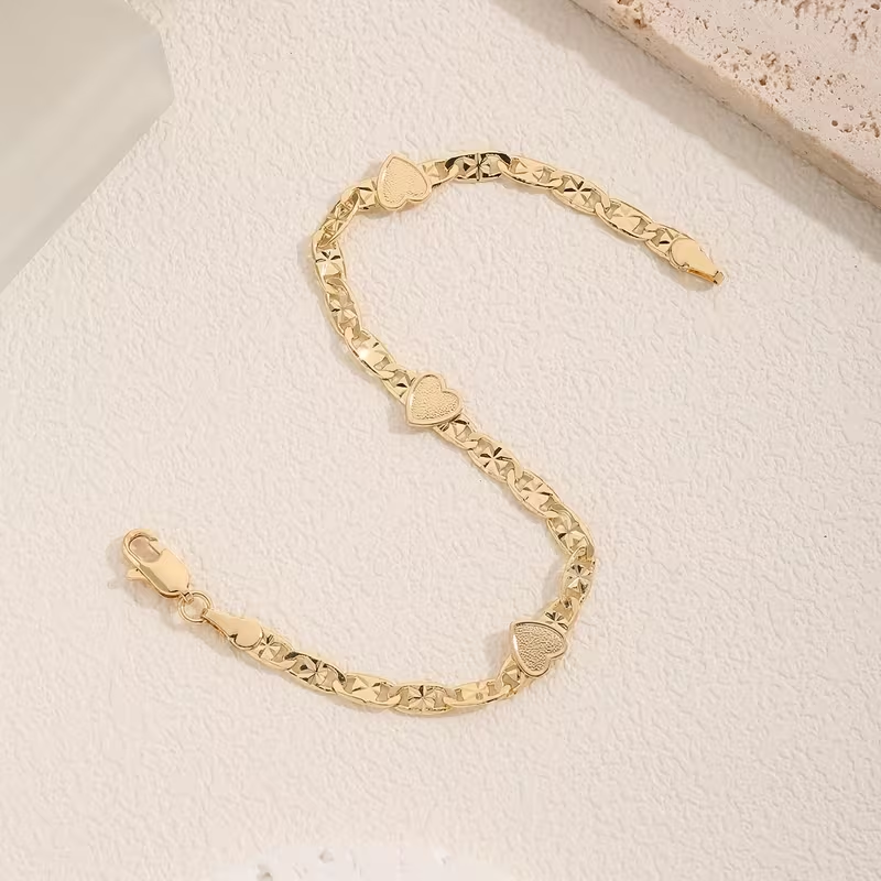 Vintage Handmade Gold Bracelet