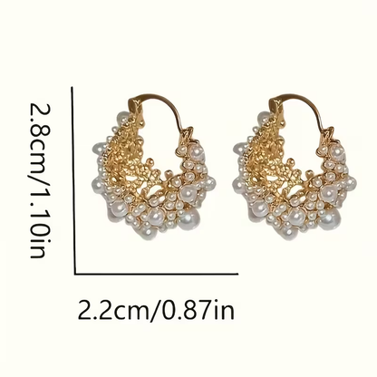 Beautiful Gold Earring with Unique Style