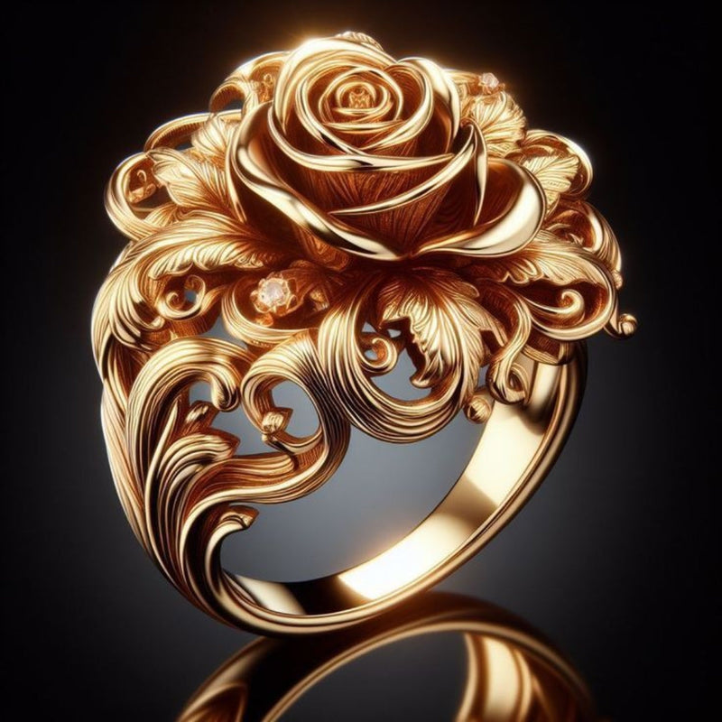 Vintage Handmade Gold Ring