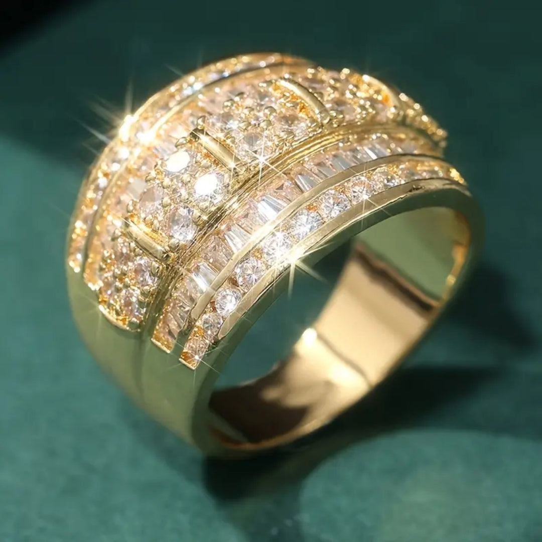 Sparkly Golden Ring